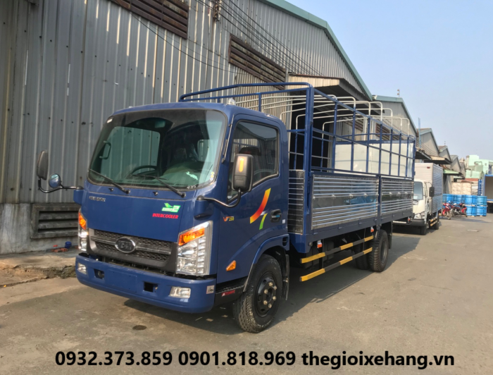 Xe Tải Veam 1T9 Thùng Dài 6M2 Vào Thành Phố Ban Ngày - Máy Hyundai - Thùng 6.2M - VT260