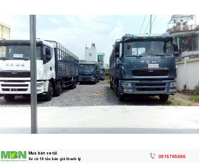 Xe 18 tấn bán giá thanh lý