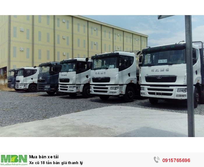 Xe 18 tấn bán giá thanh lý