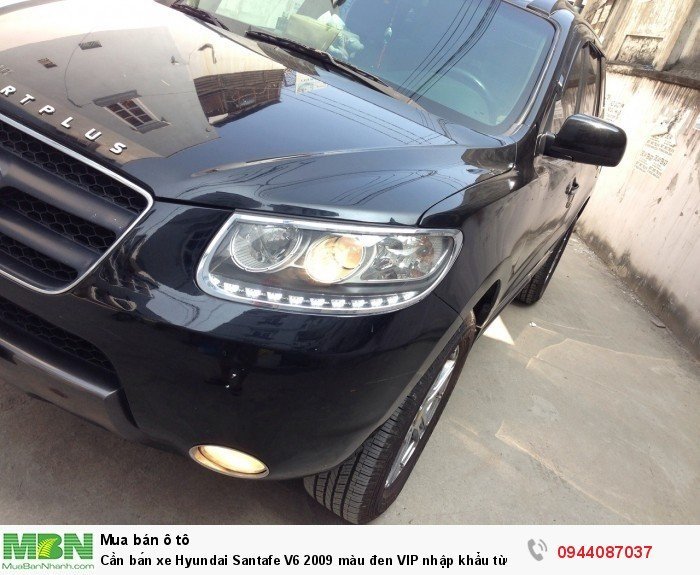 Cần bán xe Hyundai Santafe V6 2009 màu đen VIP nhập khẩu từ Hàn Quốc
