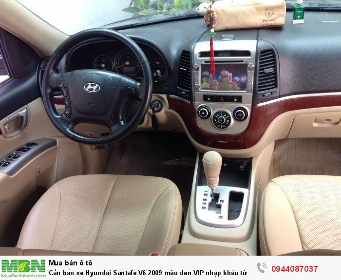 Cần bán xe Hyundai Santafe V6 2009 màu đen VIP nhập khẩu từ Hàn Quốc