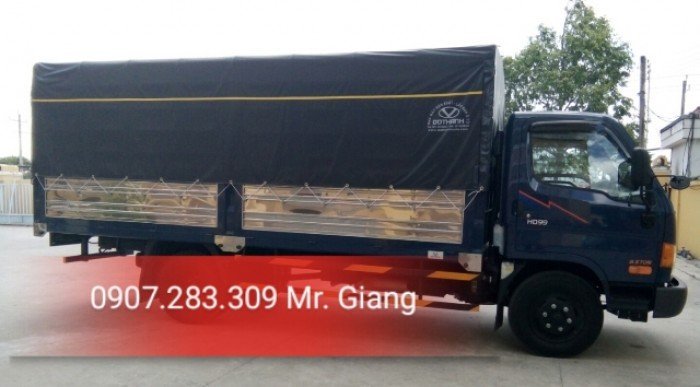 Giá Xe Tải Huyndai Hd99 6,5 Tấn Nhập Khẩu 3 Cục Hàn Quốc/ Đại Lý Huyndai Dothanh 6,5 Tấn Tại Cần Thơ
