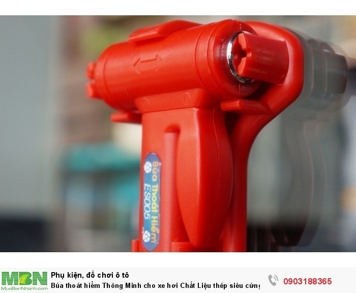 Búa thoát hiểm Thông Minh cho xe hơi Chất Liệu thép siêu cứng - ES005 4