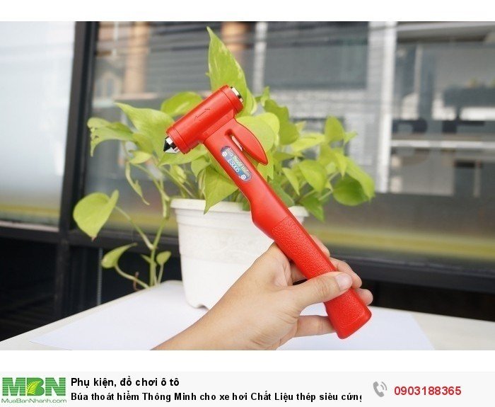 Búa thoát hiểm Thông Minh cho xe hơi Chất Liệu thép siêu cứng - ES005