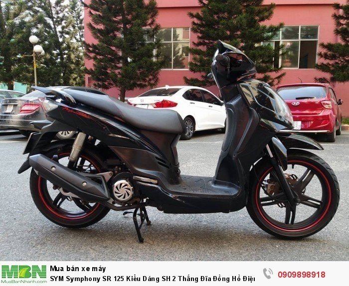 SYM Symphony SR 125 Kiểu Dáng SH 2 Thắng Đĩa Đồng Hồ Điện Tử Tuyệt Đẹp