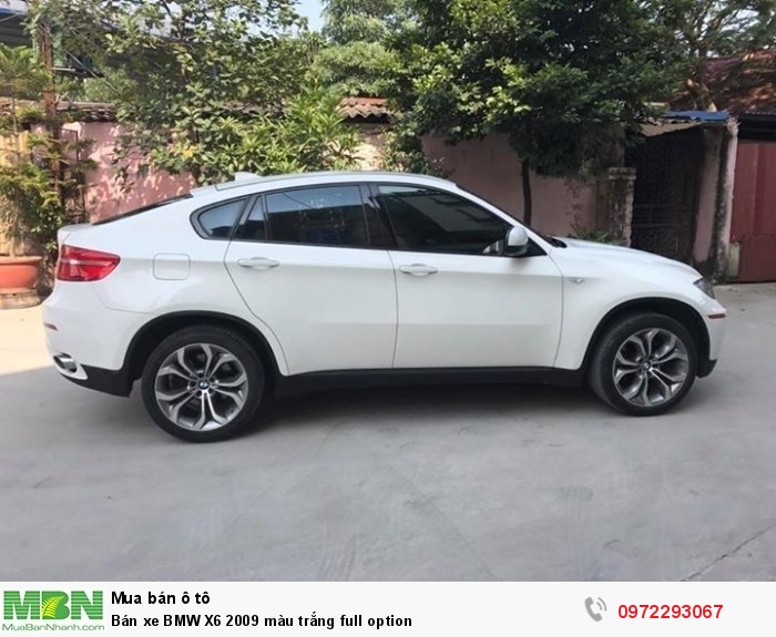 Bán xe BMW X6 2009 màu trắng full option