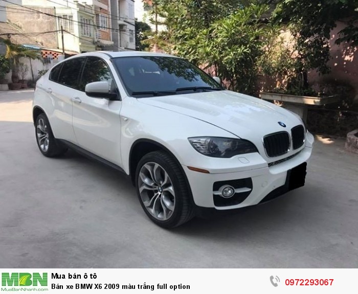 Bán xe BMW X6 2009 màu trắng full option