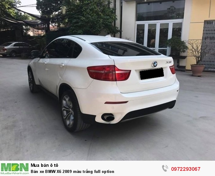 Bán xe BMW X6 2009 màu trắng full option