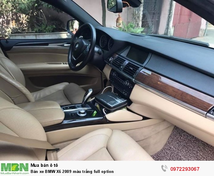 Bán xe BMW X6 2009 màu trắng full option