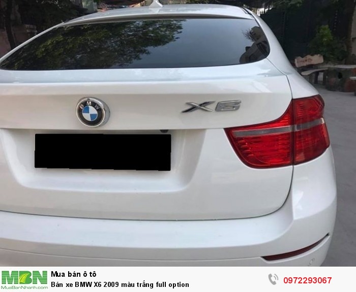Bán xe BMW X6 2009 màu trắng full option