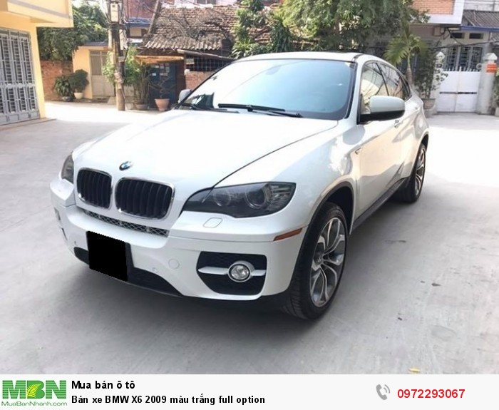 Bán xe BMW X6 2009 màu trắng full option