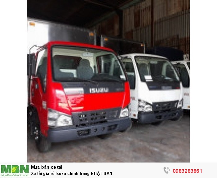 Xe tải giá rẻ Isuzu chính hãng NHẬT BẢN