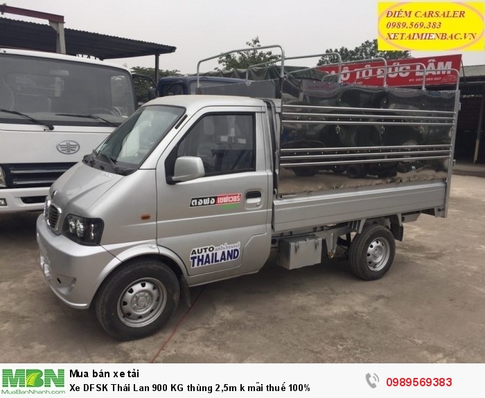 Xe DFSK Thái Lan 900 KG thùng 2,5m k mãi thuế 100%