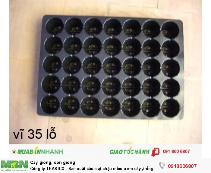 Công ty THAKICO - Sản xuất các loại chậu mềm ươm cây ,trồng lan hồ điệp và vật tư nông nghiệp