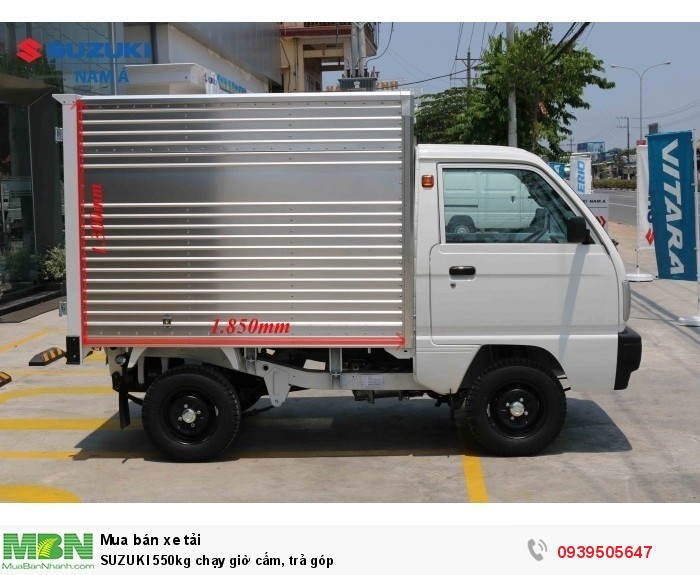 SUZUKI 550kg chạy giờ cấm, trả góp