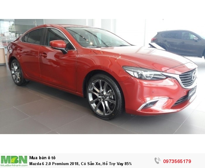 Mazda 6 2.0 Premium 2018, Có Sẵn Xe, Hỗ Trợ Vay 85%