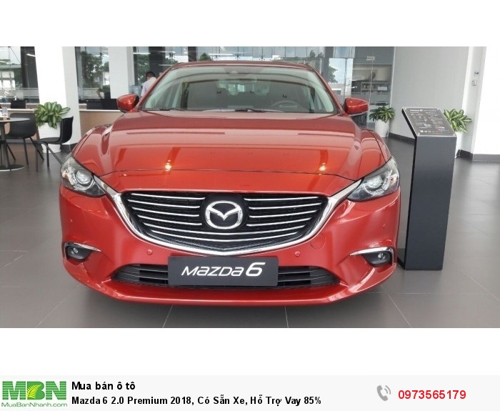 Mazda 6 2.0 Premium 2018, Có Sẵn Xe, Hỗ Trợ Vay 85%