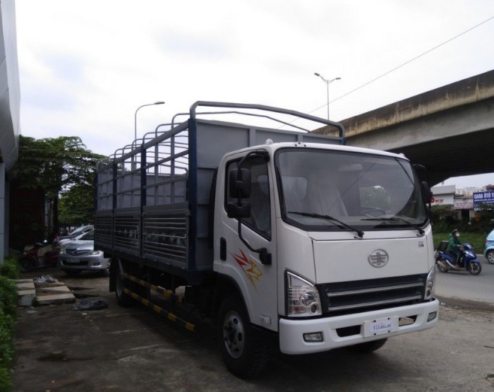 Đại lý xe tải Faw 7.3 tấn, thùng mui bạt dài 6.2m, công nghệ Huyndai, hỗ trợ trả góp, 100% xe mới -