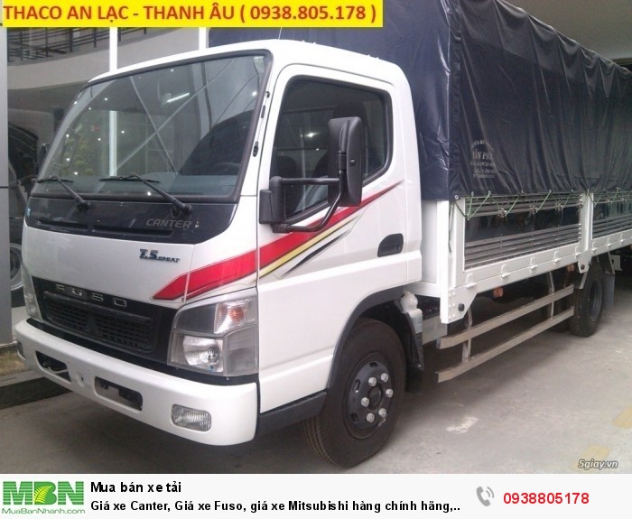 Giá xe Canter, Giá xe Fuso, giá xe Mitsubishi hàng chính hãng, nhập khẩu bởi Trường Hải.