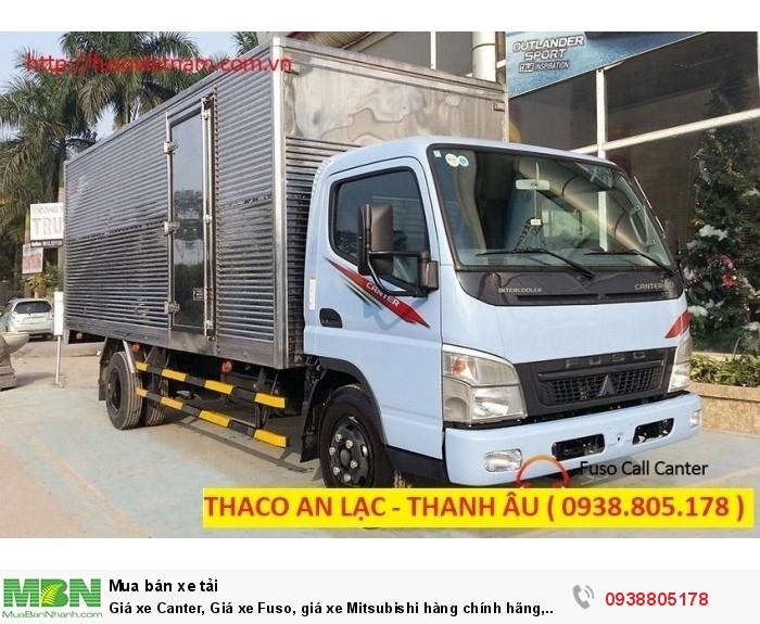 Giá xe Canter, Giá xe Fuso, giá xe Mitsubishi hàng chính hãng, nhập khẩu bởi Trường Hải.