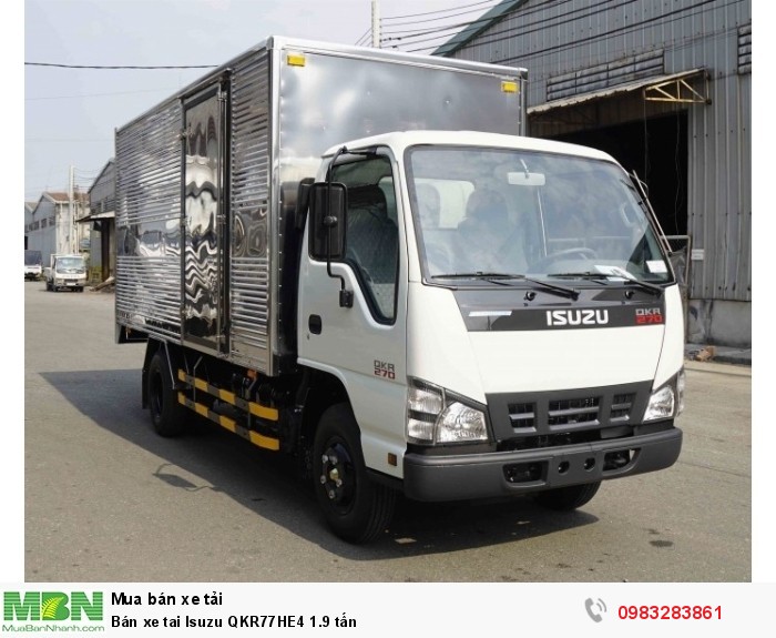 Bán xe tai Isuzu QKR77HE4 1.9 tấn