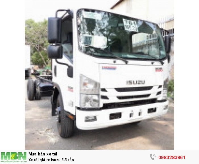 Xe tải giá rẻ Isuzu 5.5 tấn