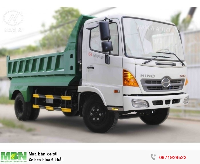 Xe ben hino 5 khối