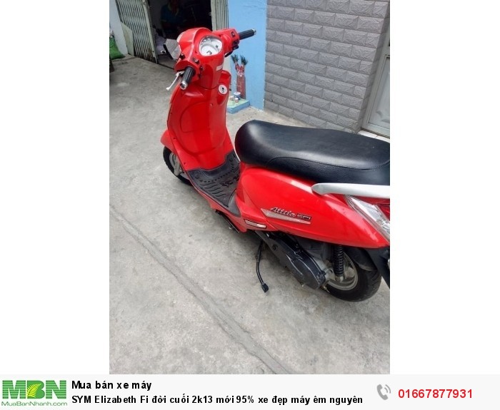 SYM Elizabeth Fi đời cuối 2k13 mới 95% xe đẹp máy êm nguyên zin 1 đời chủ sử dụng