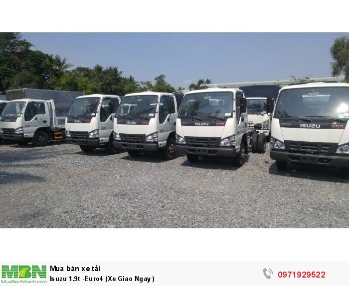 Isuzu 1.9t -Euro4 (Xe Giao Ngay )