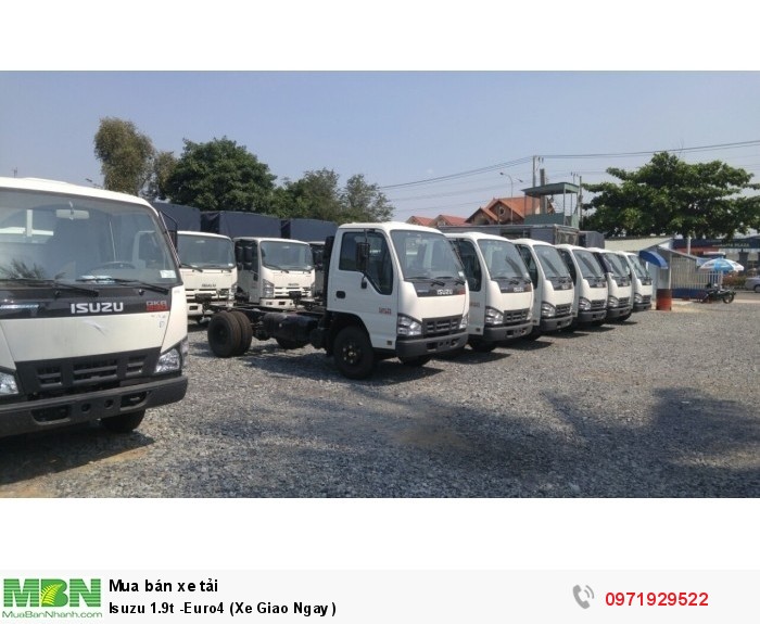 Isuzu 1.9t -Euro4 (Xe Giao Ngay )