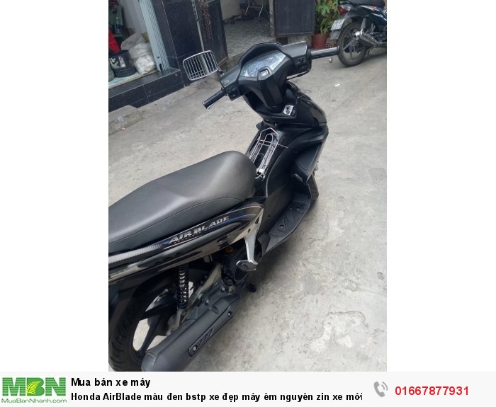 Honda AirBlade màu đen bstp xe đẹp máy êm nguyên zin xe mới 95%