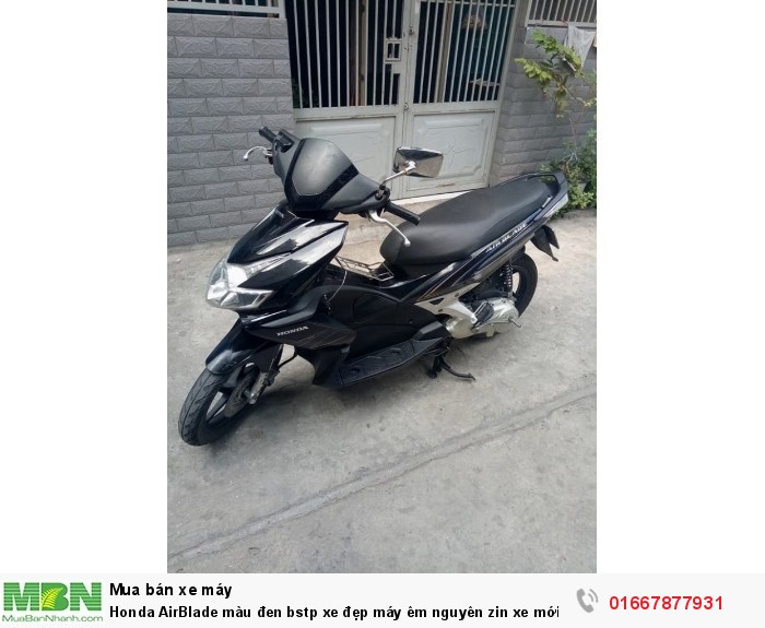 Honda AirBlade màu đen bstp xe đẹp máy êm nguyên zin xe mới 95%