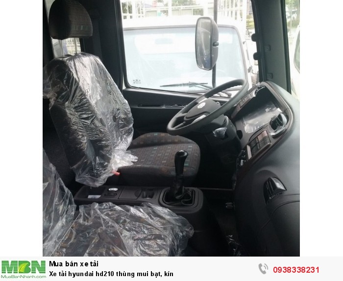 Xe tải hyundai hd210 thùng mui bạt, kín