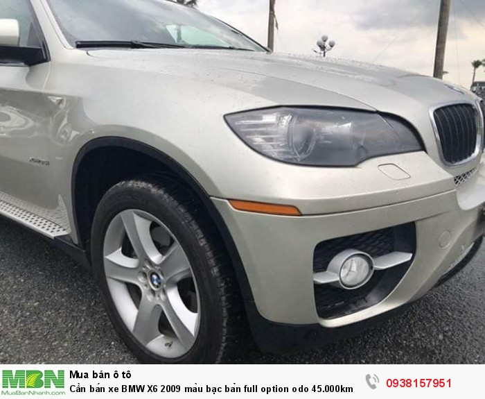 Cần bán xe BMW X6 2009 màu bạc bản full option odo 45.000km.