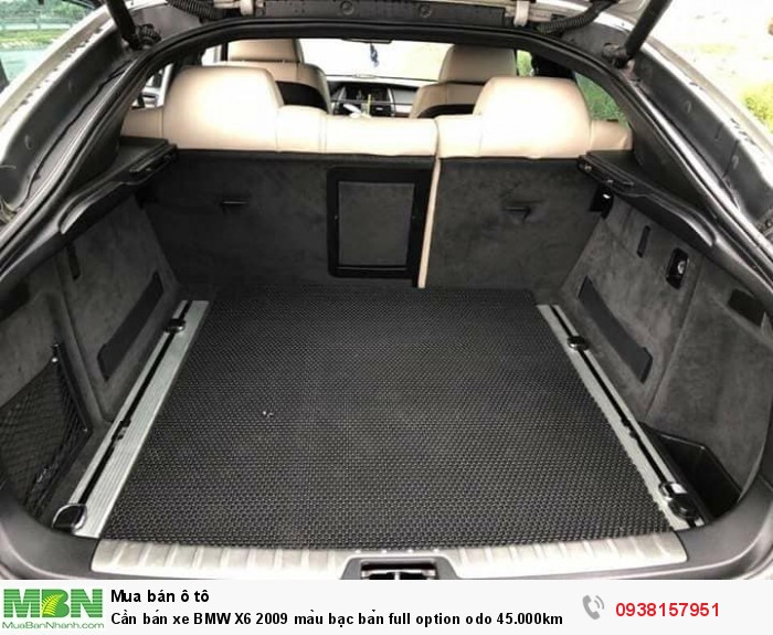 Cần bán xe BMW X6 2009 màu bạc bản full option odo 45.000km.