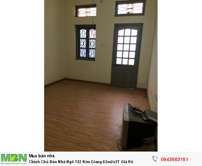 Chính Chủ Bán Nhà Ngõ 122 Kim Giang 62m2x3T Giá Rẻ