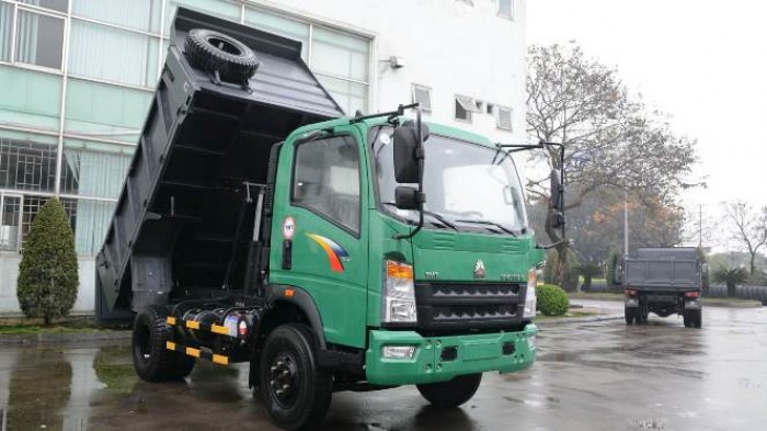 Xe ben 6t5 TMT Howo Sinotruk mới 100%