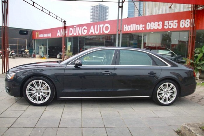 Audi A8 4.2 Quattro, sx 2010, đăng kí 2011, màu xanh, nhập nguyên chiếc tại Đức.