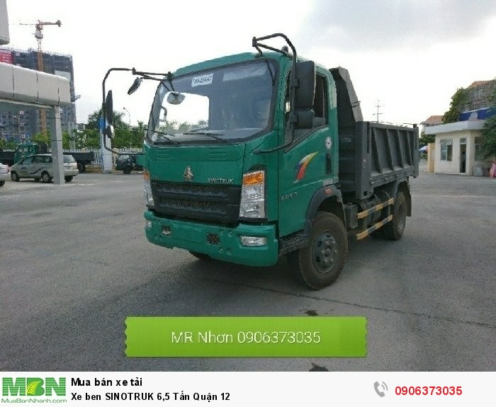 Xe ben SINOTRUK 6,5 Tấn Quận 12