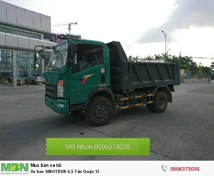Xe ben SINOTRUK 6,5 Tấn Quận 12