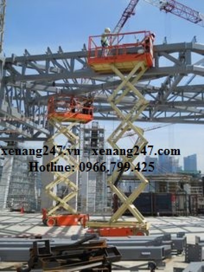 xe nâng người cắt kéo 8m-43m