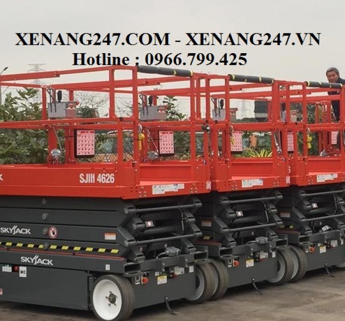 xe nâng người cắt kéo 8m-43m