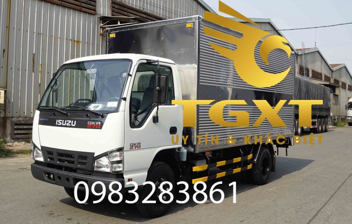 Bán xe tải trả góp Isuzu 2tan4 qkr77fe4 đời 2018