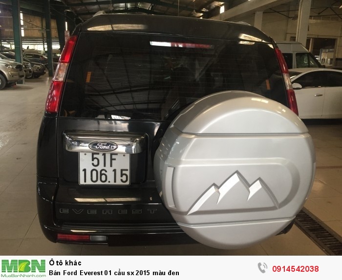 Bán Ford Everest 01 cầu sx 2015 màu đen