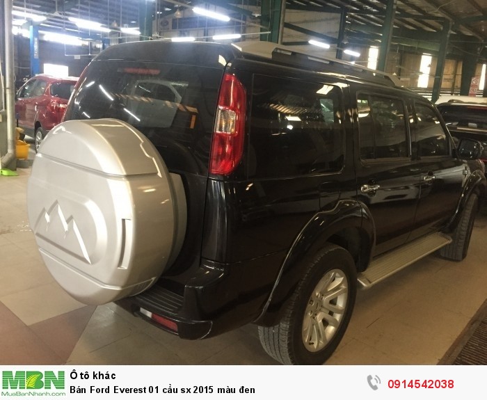 Bán Ford Everest 01 cầu sx 2015 màu đen
