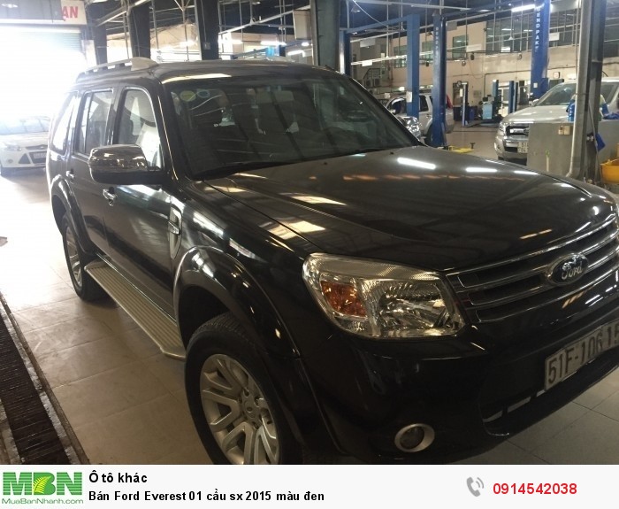 Bán Ford Everest 01 cầu sx 2015 màu đen