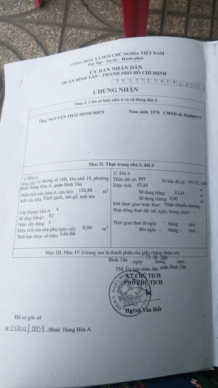 Nhà Shr,64M2,đường 16B ,bình Hưng Hòa A Bình Tân