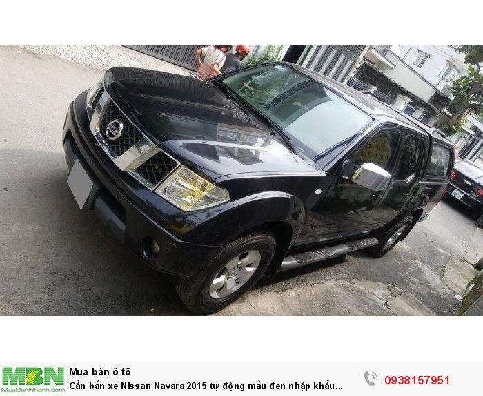 Cần bán xe Nissan Navara 2015 tự động màu đen nhập khẩu Thái Lan
