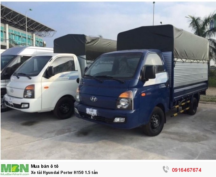 Xe tải Hyundai Porter H150 1.5 tấn