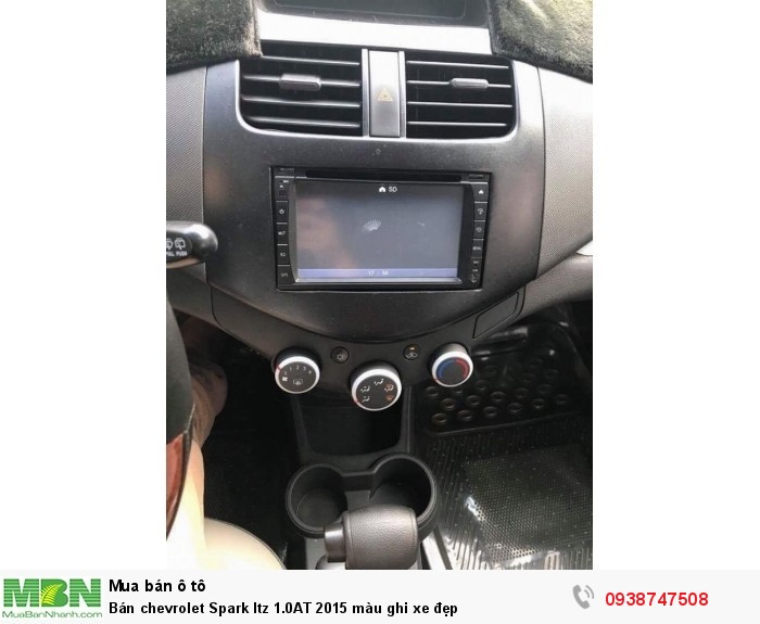 Bán chevrolet Spark ltz 1.0AT 2015 màu ghi xe đẹp